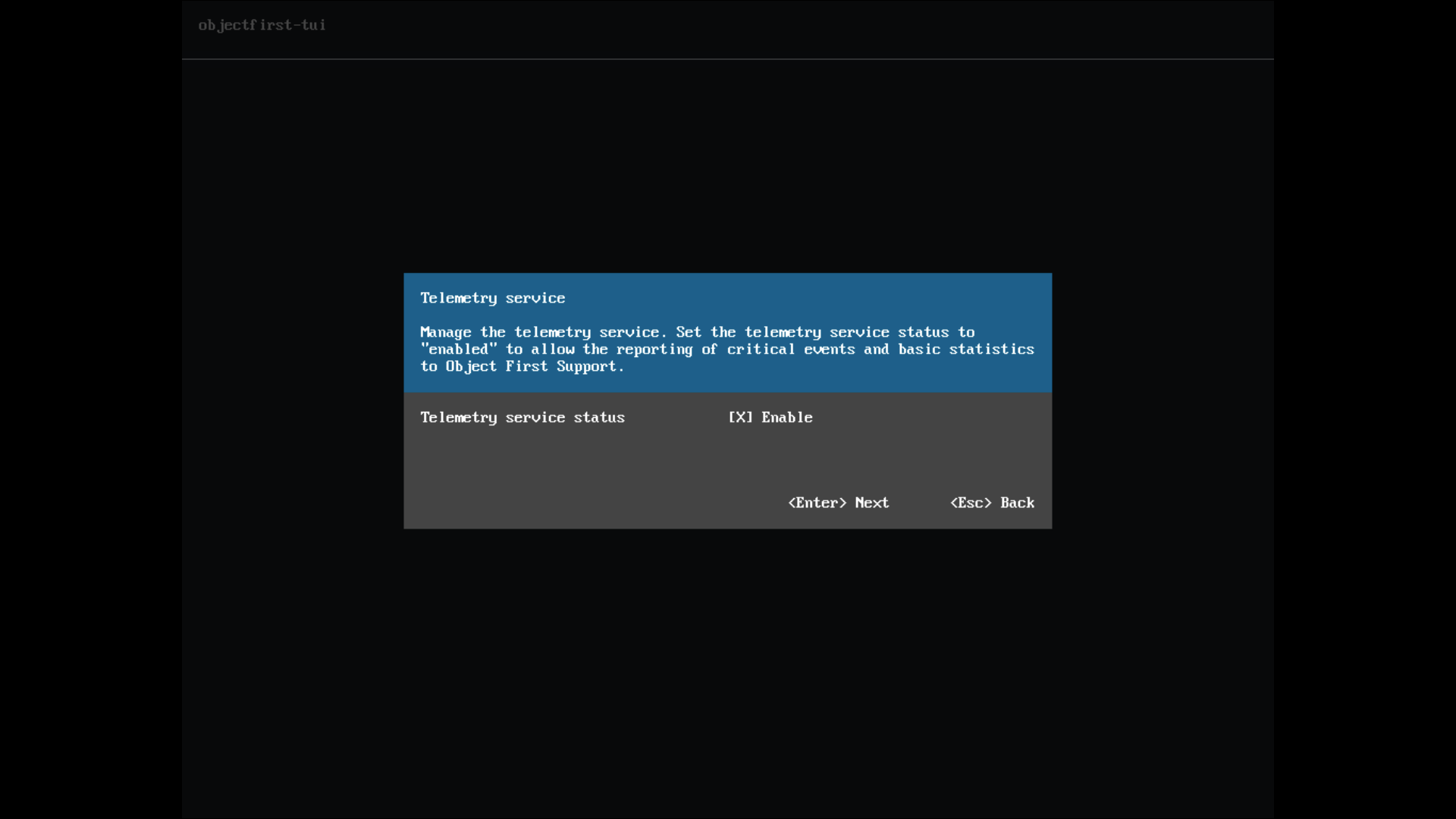 The SSH Service enables or disables SSH access to the server.